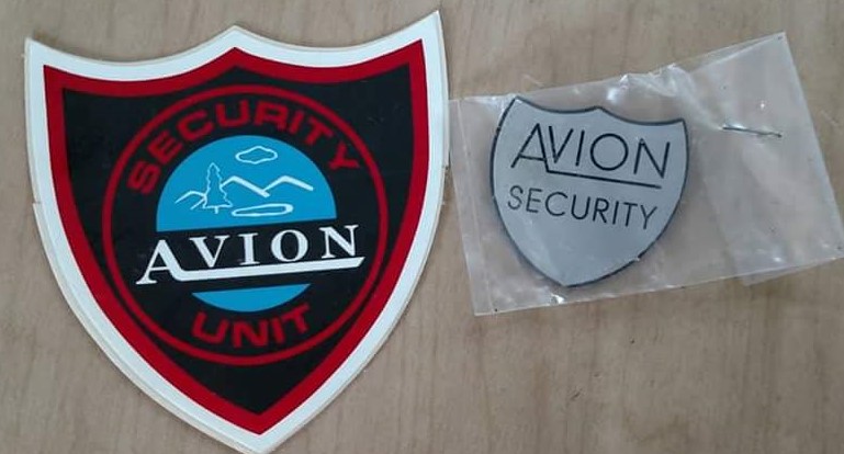 avion security items, sherry Holmes Kinzey